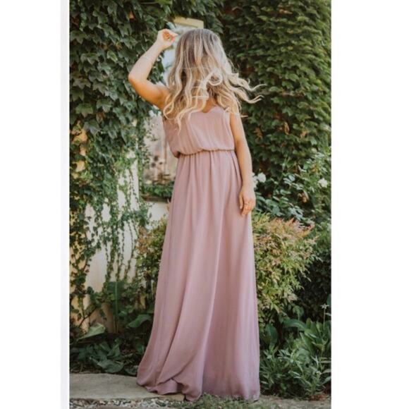 NWT Show me Your Mumu Kendall maxi dress in antique rose XS - Picture 2 of 5